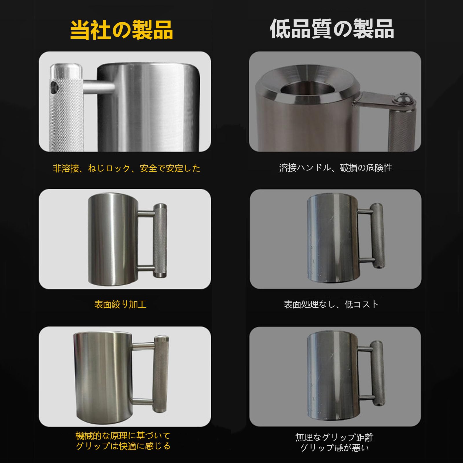 Amazon | ダンベルヘビーマグ ダンベル カップ ポータブル ダンベル
